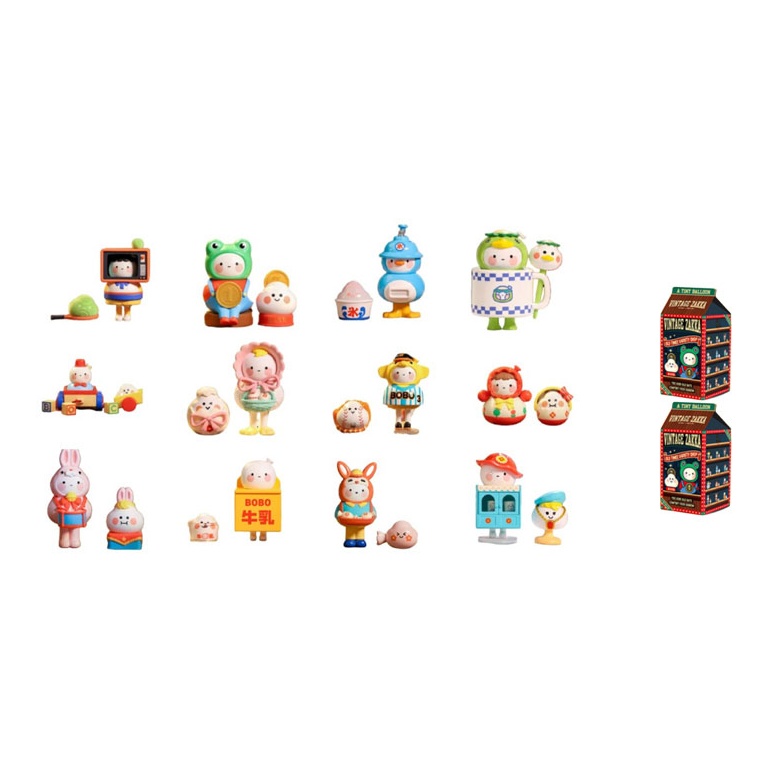 POP MART Bobo&Coco Vintage Gen - Vintage Collectible Stores ulasan dan harga