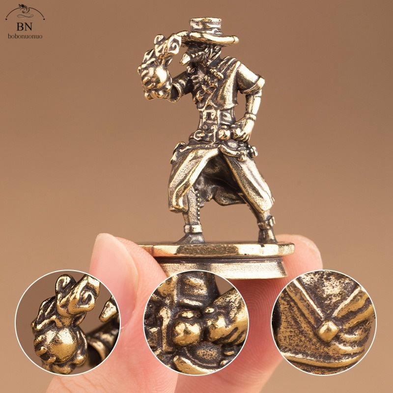 solid Brass Dance Cowboy Figur - Vintage And Collectible Toys ulasan dan harga