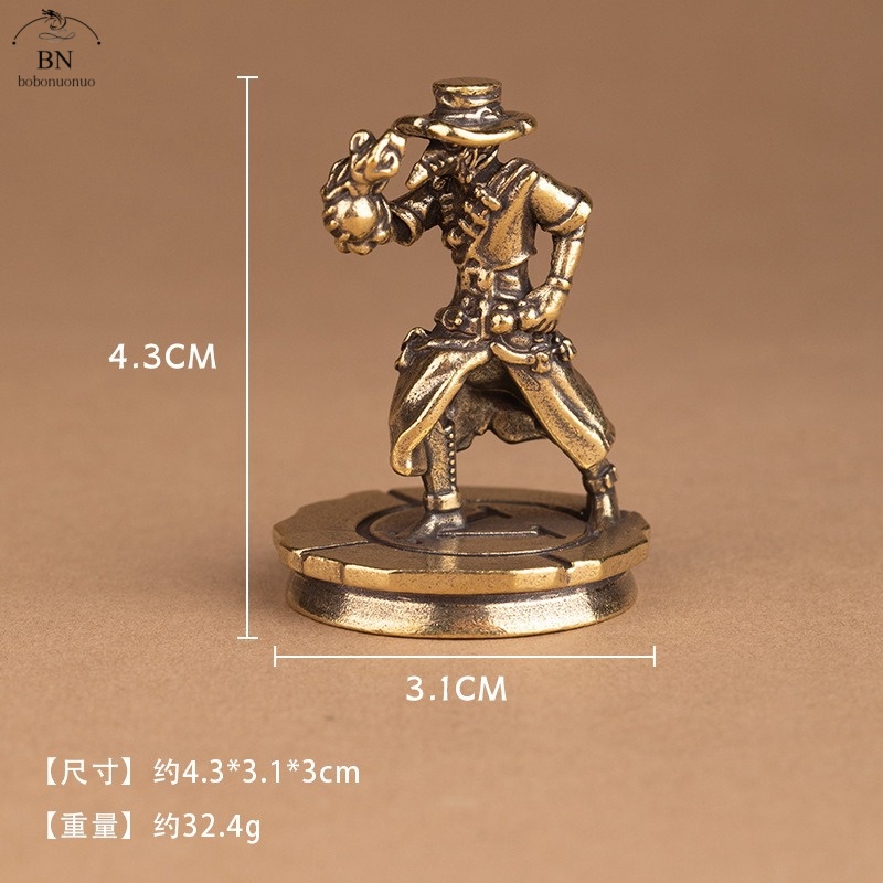 solid Brass Dance Cowboy Figur - Vintage And Collectible Toys ulasan dan harga