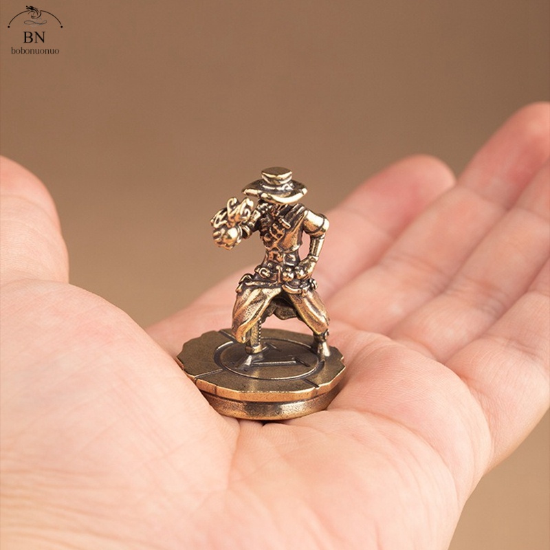 solid Brass Dance Cowboy Figur - Vintage And Collectible Toys ulasan dan harga