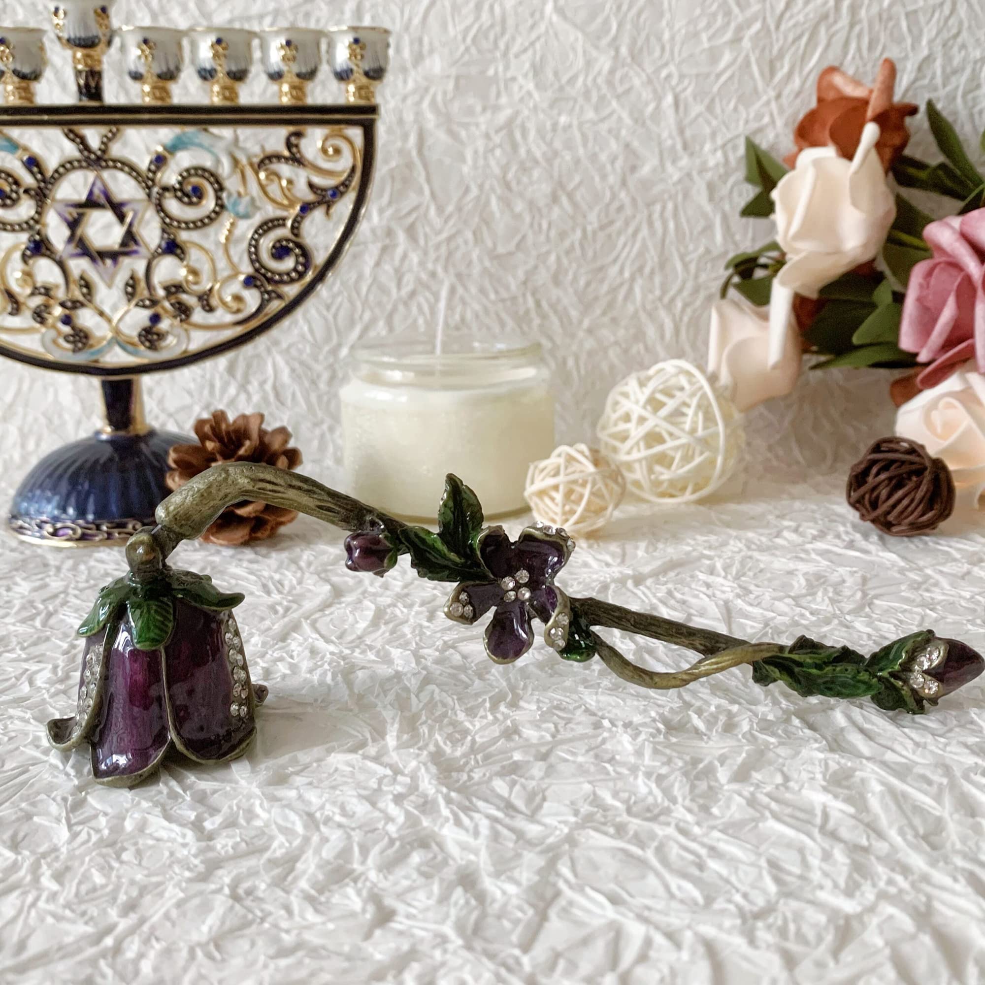 Luxury Menorah Candle Snuffer  - Collectible & Vintage Dolls For Halloween ulasan dan harga