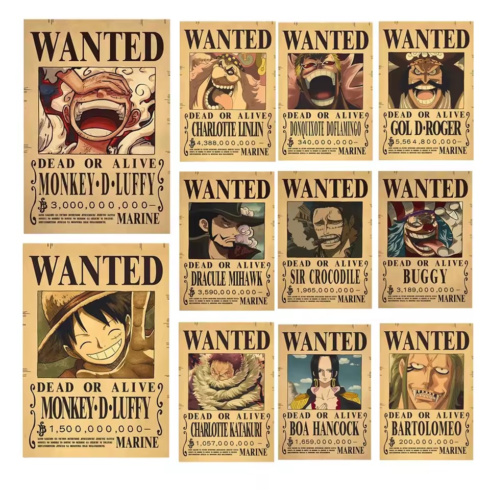 Anime One Piece Bounty Wanted  - Vintage And Collectible Toys ulasan dan harga