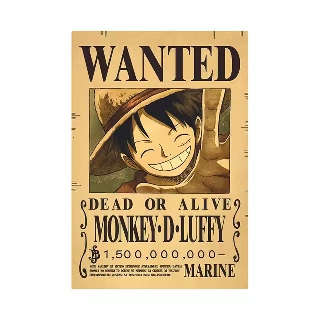 Anime One Piece Bounty Wanted  - Vintage And Collectible Toys ulasan dan harga
